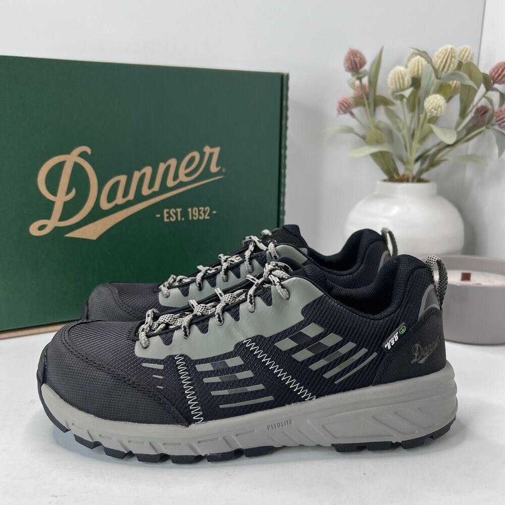 Danner Run Time 3" ESD Composite Toe Sneaker Green/Black 12374 Women 7M NWB